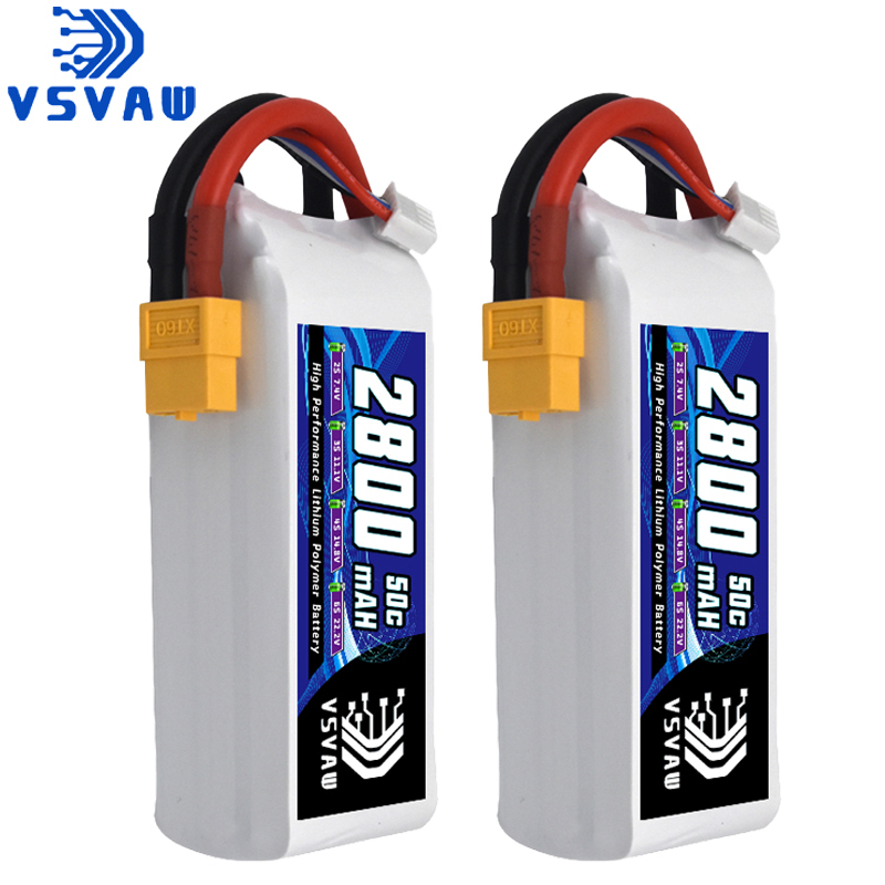 Drone Battery 3S - VSVAW 3S 2800mAh Lipo Battery 11.1V