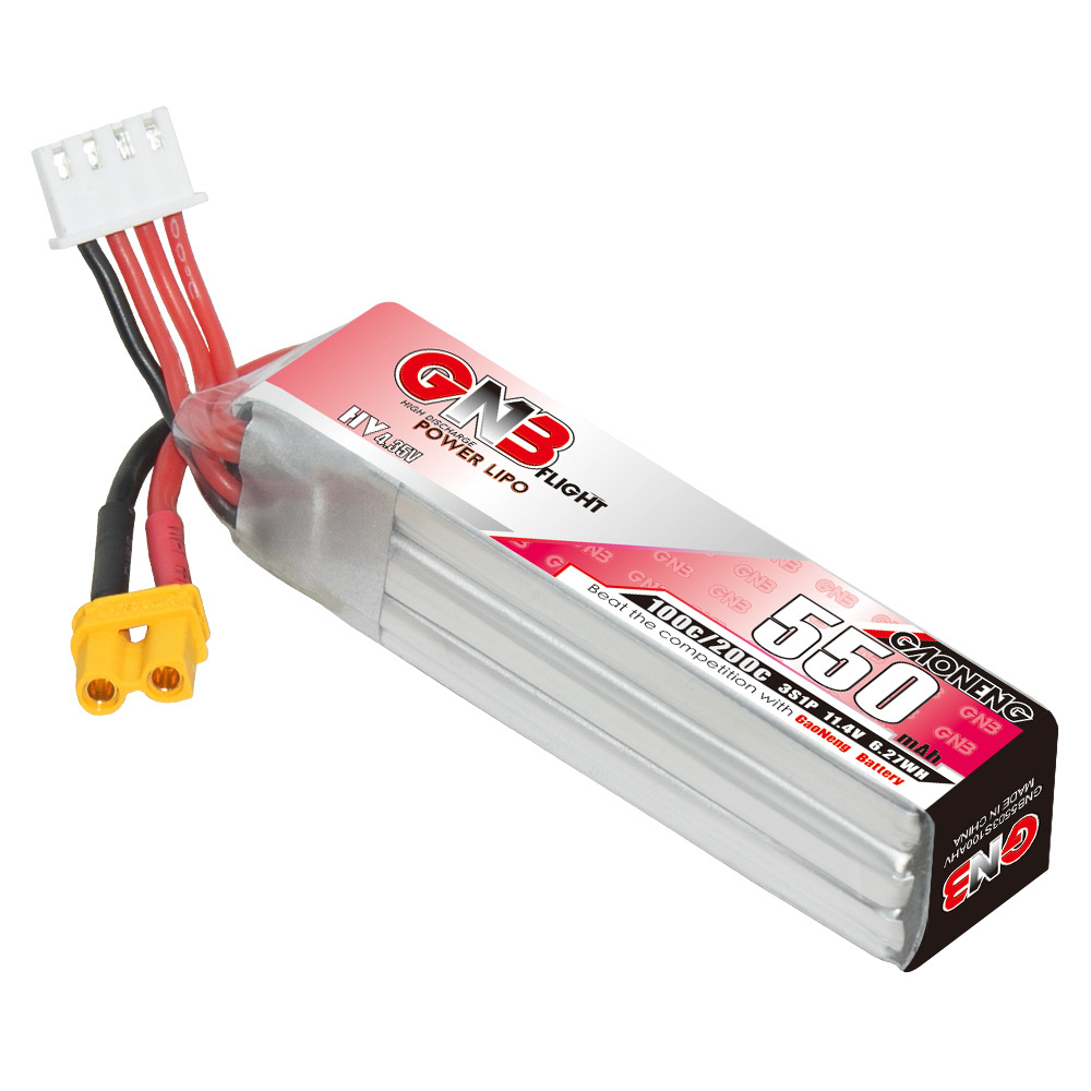 GNB HV 11.4V 550mAh 100C/200C  - Drone Battery Lipo 评论和价格