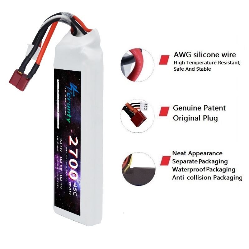 1/3PCS 2S 7.4V Lipo Battery 27 - Drone Battery Lipo 评论和价格