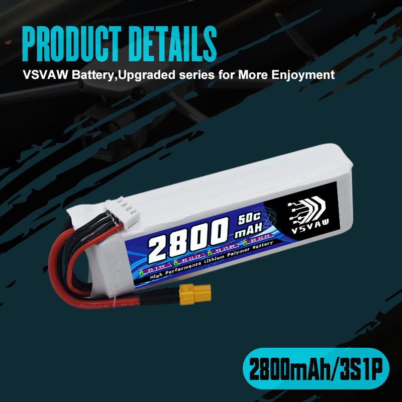 VSVAW 3S 2800mAh Lipo Battery  - Drone Battery 3S 评论和价格