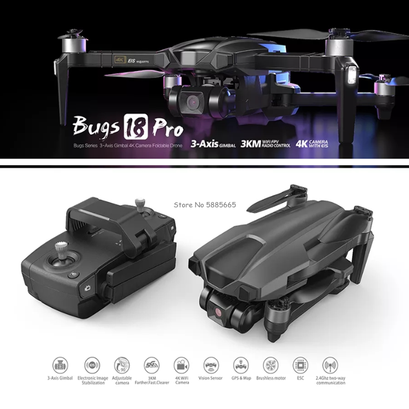 Professional 4K GPS Return FPV - Drone Battery Smart 评论和价格