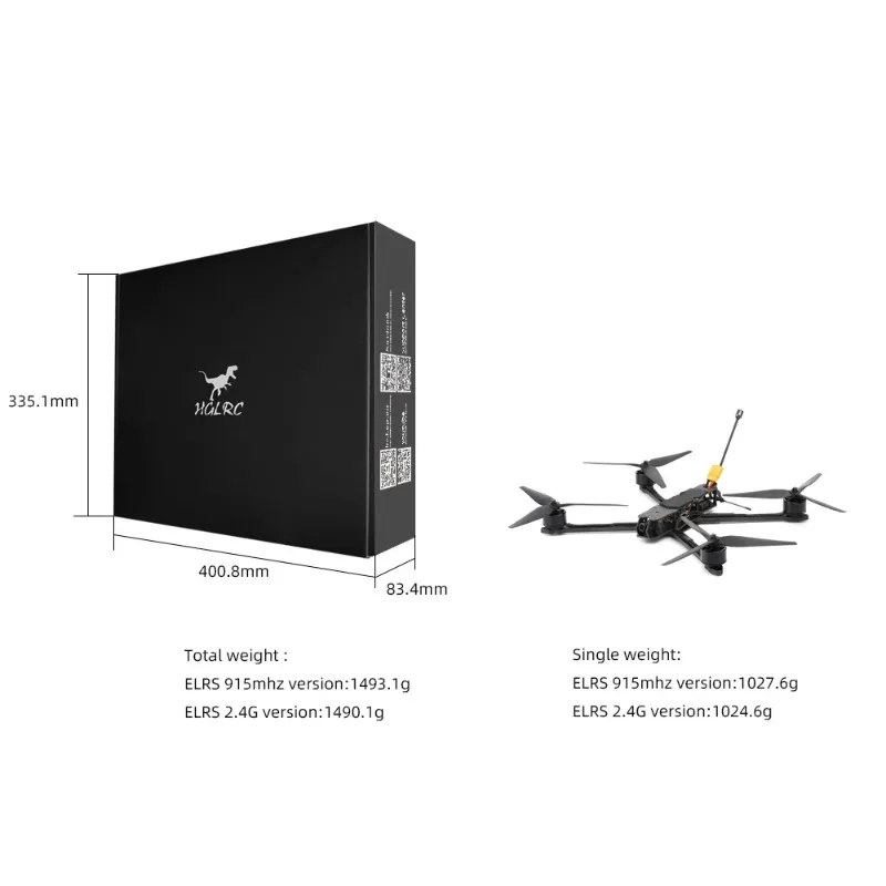 HGLRC MY10 Long Range FPV Dron - Drone Battery 6S 评论和价格