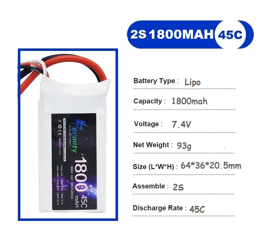 TERANTY 2S 3S 4S 6S Lipo Batte - Drone Battery 3S 评论和价格