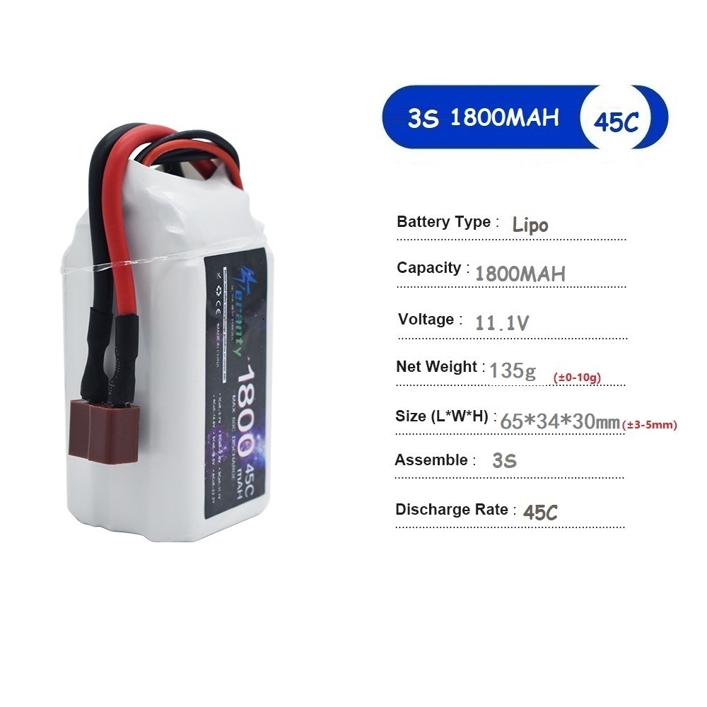 TERANTY 2S 3S 4S 6S Lipo Batte - Drone Battery 3S 评论和价格