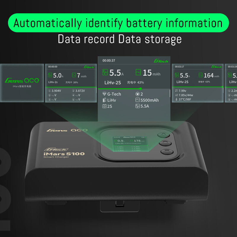 GensAce iMars S100 G-Tech Smar - Drone Battery Smart 评论和价格