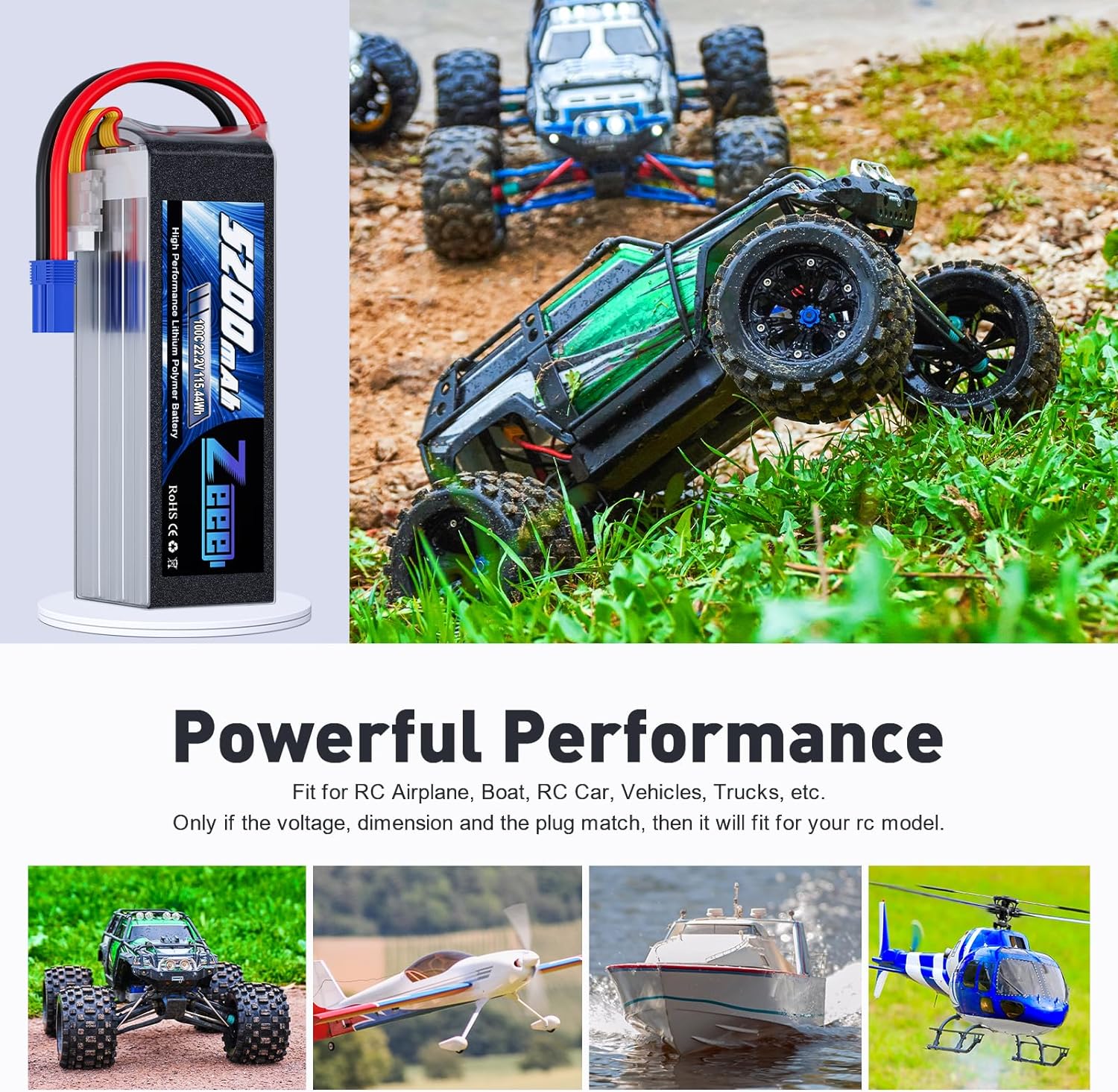 Zeee 6S 5200mAh Lipo Battery 2 - Drone Battery 6S 评论和价格